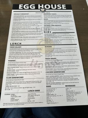 Menu photo 5 Egg House Arlington Heights, IL