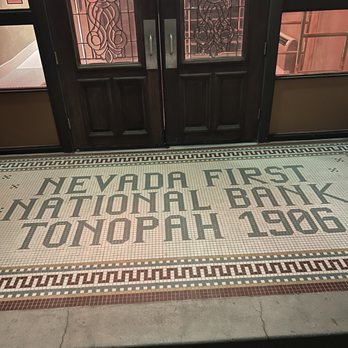 Belvada Hotel - Originally a bank. This building has been turned it into a hotel. The old bank vaults are little lounges. - Hotels Near Me - Tonopah, Nevada