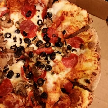 Domino's Pizza - Terrible job with the toppings... - Pizza Near Me - Pacific Grove, California