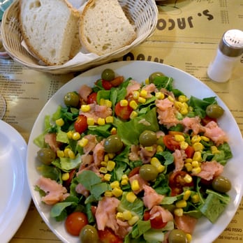 Pizzeria San Jacopino - Salmon Salad; fresh, filling, delicious!! - Pizza Near Me - Florence, FI Pizzeria San Jacopino - Salmon Salad; fresh, filling, delicious!! - Pizza Near Me - Florence, FI