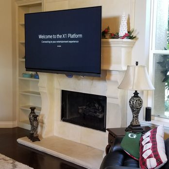 First Choice Custom Installations - After (with articulating arm in down position) - Security Systems Near Me