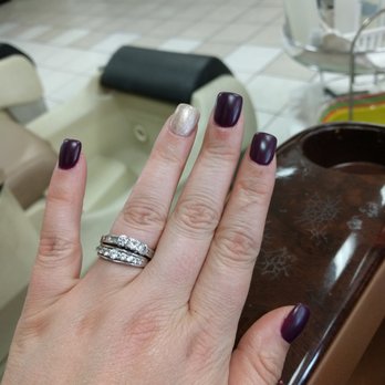 Tubi Nails - In love with these dark purple matte nails! - Nail Salons Near Me - Glendale, Arizona