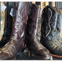 Cool leather boots. Starting at $65 USD.