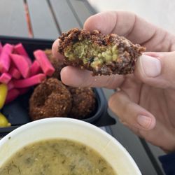Alibaba Fresh Grill - Falafel with Lentil soup