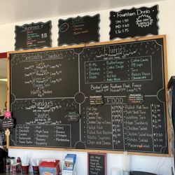 Little Red's Ice Cream - Menu June 2026