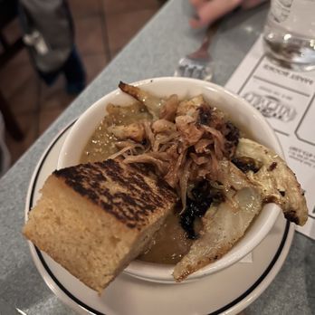 Superiority Burger - Spicy lentils with cornbread - Vegetarian Near Me - New York, New York Superiority Burger - Spicy lentils with cornbread - Vegetarian Near Me - New York, New York