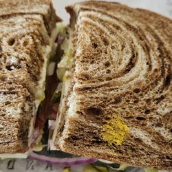 Mr. Pickle's Sandwich Shop - Closer view of the sandwich.