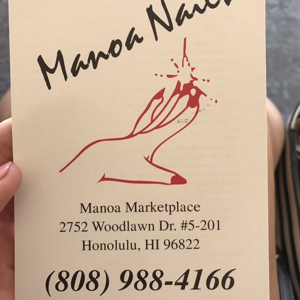 Manoa Nails - Price List & what I got!! - Nail Salons Near Me - Honolulu, Hawaii Manoa Nails - Price List & what I got!! - Nail Salons Near Me - Honolulu, Hawaii