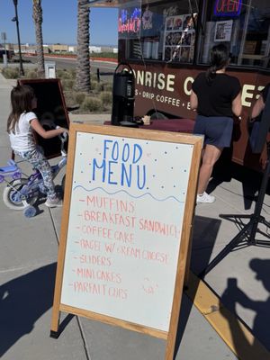 Menu photo 2 Sonrise Coffee Co. Clovis, CA