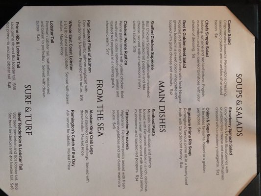 Menu photo 4 Remingtons of Niagara Niagara Falls, ON Menu photo 4 Remingtons of Niagara Niagara Falls, ON