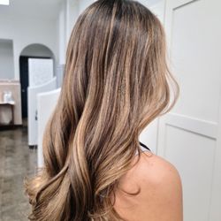 Balayage high light retouch