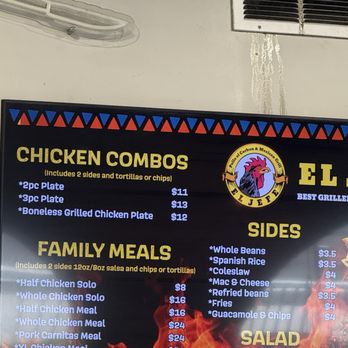 EL Jefe Grill - Menu - Chicken Shop Near Me - Tigard, Oregon EL Jefe Grill - Menu - Chicken Shop Near Me - Tigard, Oregon