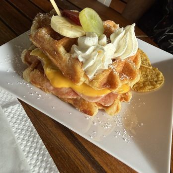 Tajadas Coffee Bar - Waffle sandwich - Breakfast & Brunch Near Me - Guánica, Puerto Rico Tajadas Coffee Bar - Waffle sandwich - Breakfast & Brunch Near Me - Guánica, Puerto Rico