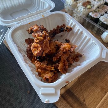 Kigawa Bistro - A18. Squid Karrage $10.55 Was ok, chewy and pieces were stuck together came with maybe sriracha Mayo dipping sauce - Sushi Bars Near Me - San Leandro, California Kigawa Bistro - A18. Squid Karrage $10.55 Was ok, chewy and pieces were stuck together came with maybe sriracha Mayo dipping sauce - Sushi Bars Near Me - San Leandro, California
