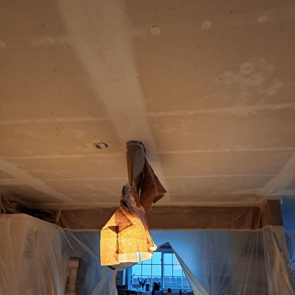 Gold Eagle Painting - Ceiling after removing popcorn - Painters Near Me - Fresno, California