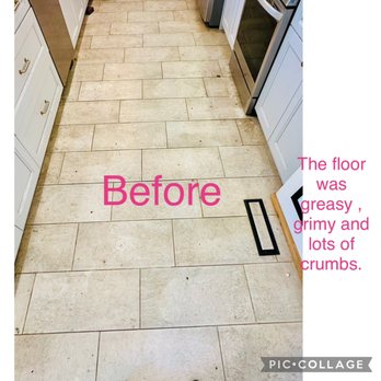 Gonzales Cleaning Services - Before photo. The floor was greasy, grimy and lots of crumbs. - Home Cleaning Near Me Gonzales Cleaning Services - Before photo. The floor was greasy, grimy and lots of crumbs. - Home Cleaning Near Me