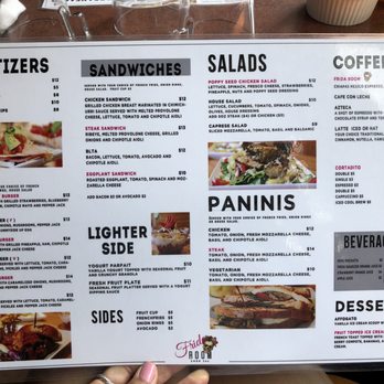 Frida Room - Back Menu As Of 6/17/18 - Breakfast & Brunch Near Me - Chicago, Illinois Frida Room - Back Menu As Of 6/17/18 - Breakfast & Brunch Near Me - Chicago, Illinois