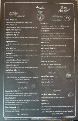 Menu photo 2 Voila Cafe San Antonio, TX Menu photo 2 Voila Cafe San Antonio, TX