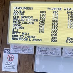 Dairy Hut - Part of menu, there is more