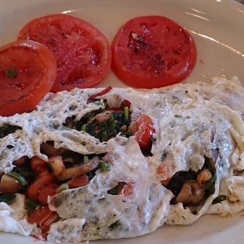 Harry's Restaurant - Veggie Omelette with roasted tomatoes. - Breakfast & Brunch Near Me - Houston, Texas