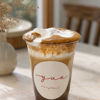 Yun Bakery - Hojicha Milk foam Latte - Bakeries Near Me - Edmond, Oklahoma Yun Bakery - Hojicha Milk foam Latte - Bakeries Near Me - Edmond, Oklahoma