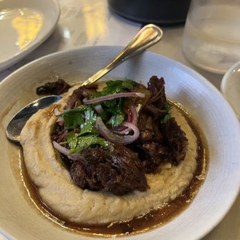 Aba - Crispy Short Rib w/ Hummus* - Mediterranean Near Me - Austin, Texas Aba - Crispy Short Rib w/ Hummus* - Mediterranean Near Me - Austin, Texas