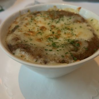 Ocean Prime - Cup of French Onion Soup. VG!!! - Seafood Near Me - Naples, Florida Ocean Prime - Cup of French Onion Soup. VG!!! - Seafood Near Me - Naples, Florida