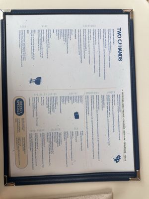 Menu photo 5 Two Hands Denver, CO