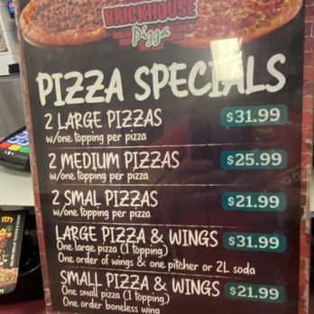 Brickhouse Pizza - There are a few examples of the pizza specials! - Pizza Near Me - Whittier, California