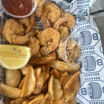 Breaker Breaker - Fried shrimp platter - Seafood Near Me - Atlanta, Georgia Breaker Breaker - Fried shrimp platter - Seafood Near Me - Atlanta, Georgia