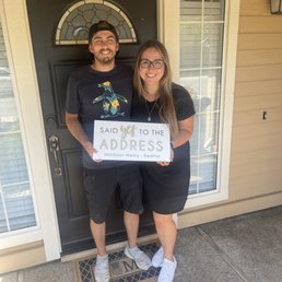 We said yes to the address! We said yes to the address!