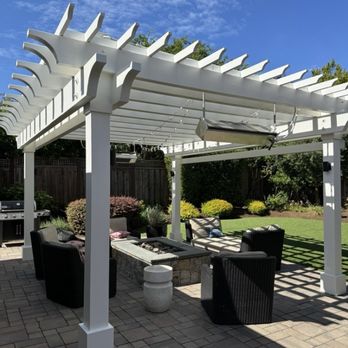 Miguel's Painting - Backyard pergola AFTER paint job completed. - Painters Near Me - San Mateo, California Miguel's Painting - Backyard pergola AFTER paint job completed. - Painters Near Me - San Mateo, California