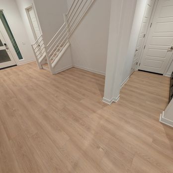 Herbie's Hardwood Floors - After - Entry + Mudroom - Flooring Near Me