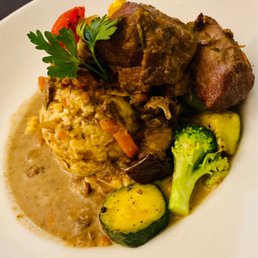 Braised Boneless Leg of Lamb