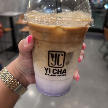 YI CHA - Tea and Coffee - Ube latte - Coffee & Tea Near Me - Spring, Texas