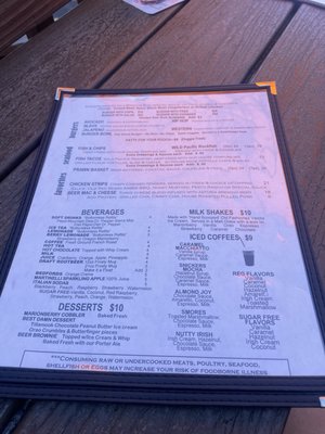 Menu photo 2 Astoria Brewing Company Astoria, OR Menu photo 2 Astoria Brewing Company Astoria, OR