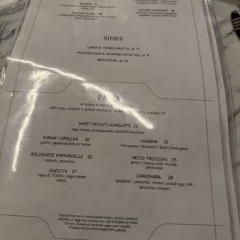 Scelto - Menu - Italian Near Me - Sandy, Utah