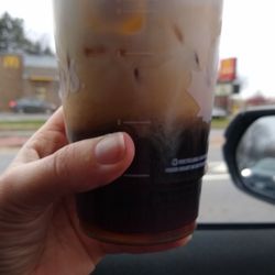 Tim Hortons - Specially made hazelnut cold brew with sweet cream foam