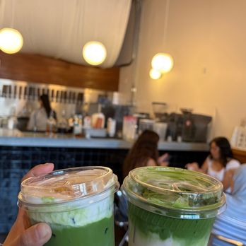 Sun House Cafe - Banana matcha latter and strawberry matcha - Cafes Near Me - Sacramento, California Sun House Cafe - Banana matcha latter and strawberry matcha - Cafes Near Me - Sacramento, California