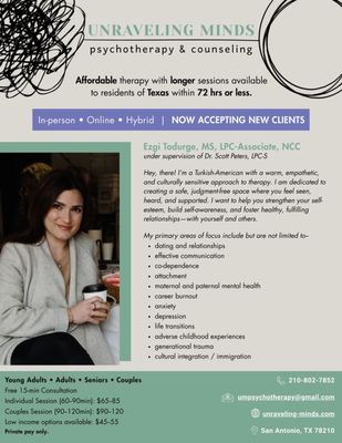 Unraveling Minds Psychotherapy & Counseling