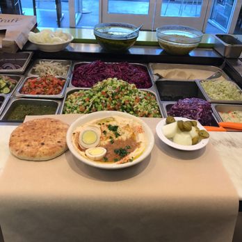 Dr.Sandwich - The best hummus ever in LA  It's feeil like Isrel - Mediterranean Near Me - Beverly Hills, California