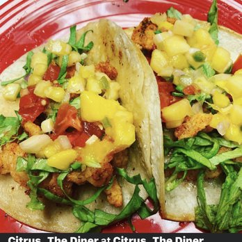 Citrus the Diner - Blackened fish & fresh mango taco - Diners Near Me - Denver, North Carolina Citrus the Diner - Blackened fish & fresh mango taco - Diners Near Me - Denver, North Carolina