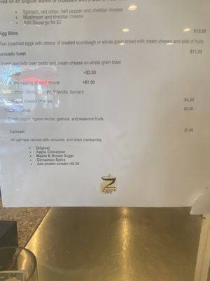 Menu photo 1 Zooza Cafe Westlake Village, CA
