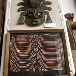 Museum of the Americas - Love this metal mask.