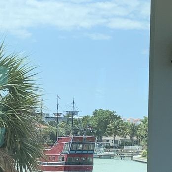 Crabby's Dockside - View from 2nd floor of restaurant - Seafood Near Me - Clearwater Beach, Florida Crabby's Dockside - View from 2nd floor of restaurant - Seafood Near Me - Clearwater Beach, Florida