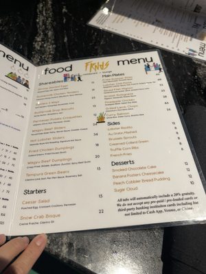 Menu photo 5 FRNDS Restaurant & Lounge Houston, TX