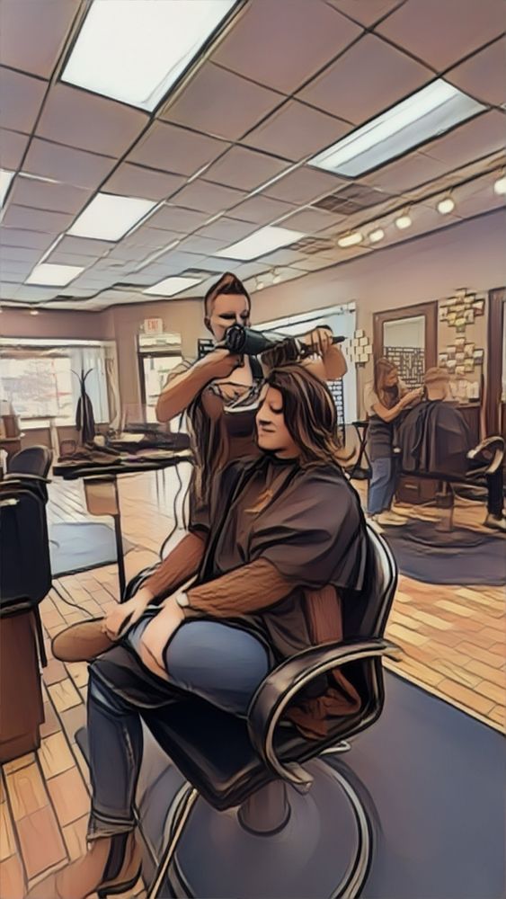 L & M Hair Design Logo