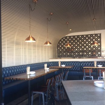 Hundred Proof - The interior banquettes. - San Diego, CA