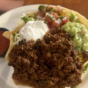 Tolbert's - Taco Salad with spicy beef - American Near Me - Grapevine, Texas Tolbert's - Taco Salad with spicy beef - American Near Me - Grapevine, Texas