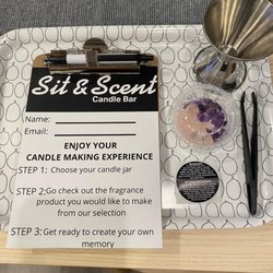 Sit & Scent Candle Bar